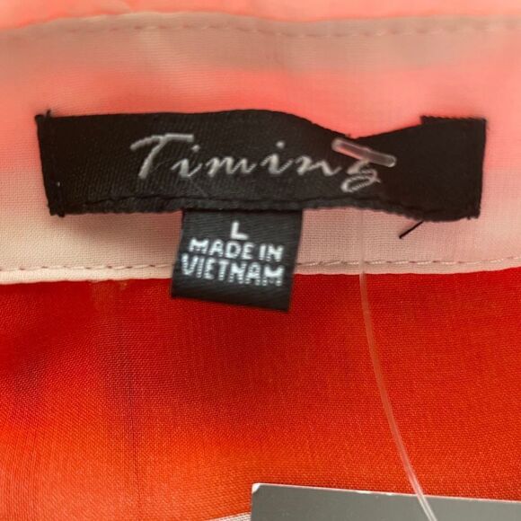 Timing Sheer Button-Up Blouse - Picture 4 of 8